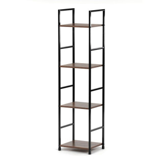 Regál, 29cm, kov, MDF, staré drevo, GD-214 OLW