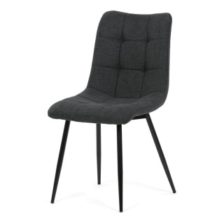 Jedálenská stolička, sivá, látka, DCL-193 GREY2
