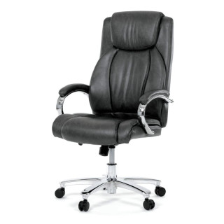 Kancelárske kreslo, sivá, ekokoža, 150 kg, KA-F1385 GREY