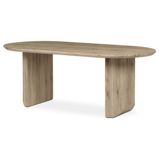 Jedálenský stôl 200x100cm, MDF, dub san remo, HT-W1578 SRE