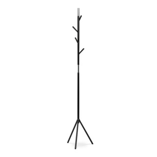 Vešiak, 179cm, kov čierny, 80001-01 BK