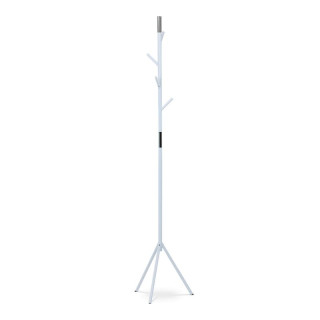 Vešiak, 179cm, kov biely, 80001-01 WT