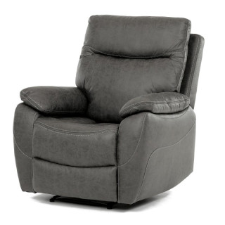 Polohovacie kreslo, vintage, látka, sivá, 150 kg, TV-4092 GREY3