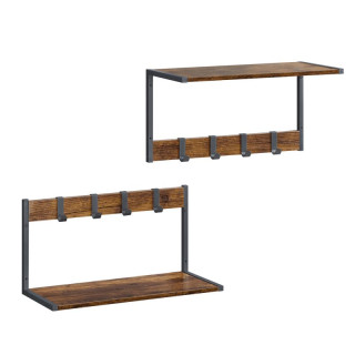 Set poličiek, 50cm, MDF staré drevo, ABP-E1083 OLW
