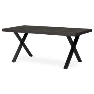 Jedálenský stôl 180x90cm, lamino, kov, dub, HT-R5316 GREY