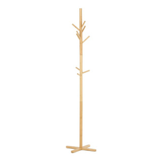 Stojanový vešiak, 180cm, bambus, prírodný, DR-B016 NAT