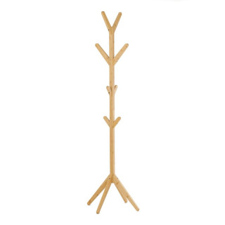Stojanový vešiak, 177cm, bambus, prírodný, DR-B017 NAT