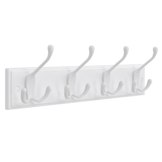 Vešiak, 40cm, drevo, biely, ABP-E1030 WT