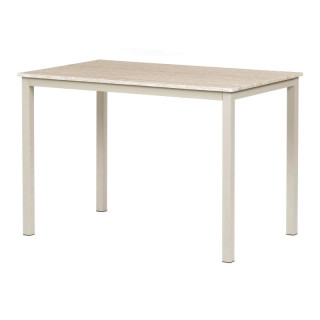 Jedálenský stôl 110x70x75cm, MDF, travertín, GDT-202 TRV