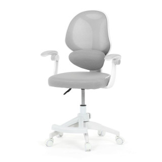 Detská stolička, sivá, sieťovina, 150 kg, KA-W8008 GREY