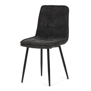 Jedálenská stolička, sivá, látka, CT-G2048 GREY2