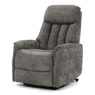 Polohovacie elektrické kreslo, sivá látka, 200kg, TV-H9727 GREY2