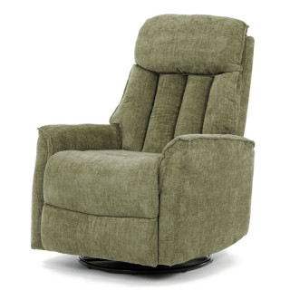 Polohovacie kreslo, zelená látka, 200kg, TV-H9327 GRN2