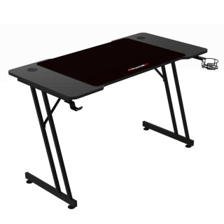 Herný stôl 120x60cm, melamín, carbon, LT-H1102 BK