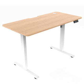 Ergonomický stôl s plynulou reguláciou výšky 120x60cm, melamín, dub, LT-H2210 OAK