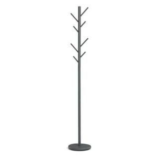 Stojanový vešiak, 179cm, kov sivý, 80001-44 GREY