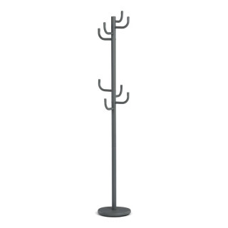 Stojanový vešiak, 175cm, kov sivý, 80609-06 GREY