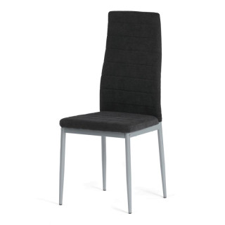 Jedálenská stolička, čierna látka, DCL-V5031 BK2