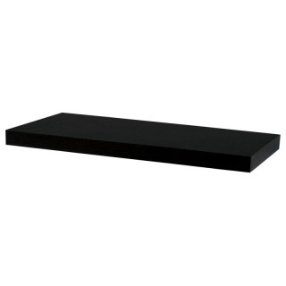 Nástenná polička, 60x24cm, MDF, hnedá, P-001 BK WAL