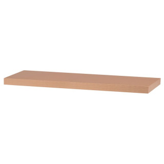 Nástenná polička, 80x24cm, MDF, buk, P-005 BUK