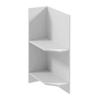 Spodná skrinka otvorená, 25cm, biela, ľavá, SICILIA D25PZ