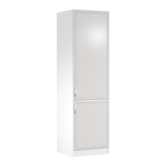 Skrinka na chladničku, 60cm, biela, sosna Andersen, pravá, SICILIA D60ZL