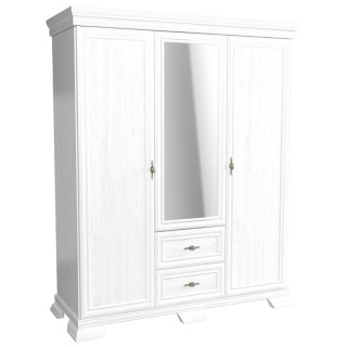 Skriňa, 158cm, kombinovaná, sosna andersen, zrkadlo, KORA NEW KS2