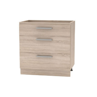 Spodná skrinka, 80cm, dub sonoma, NOVA PLUS NOPL-064-0S