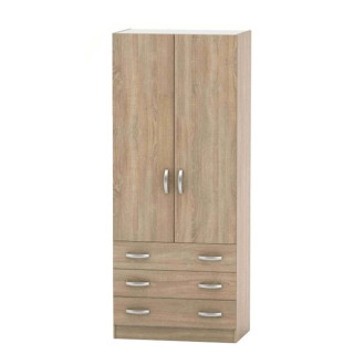 Skriňa, 90cm, vešiaková, dub sonoma, BETTY 2, BE02-001-00