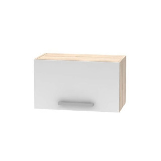 Digestorová skrinka, 60cm, biela, dub sonoma, NOVA PLUS NOPL-011-OH