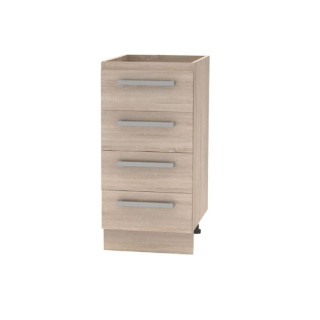 Spodná skrinka, 40cm, dub sonoma, NOVA PLUS NOPL-055-0S