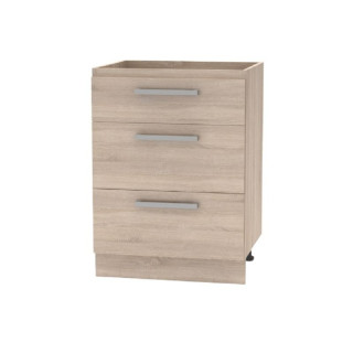 Spodná skrinka, 60cm, dub sonoma, NOVA PLUS NOPL-058-0S