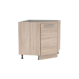 Spodná skrinka rohová, 90cm, dub sonoma, NOVA PLUS NOPL-065-RS