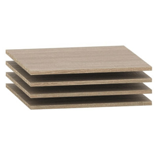 Police do skrine, 54x51cm, dub sonoma, TEMPO ASISTENT NEW 036-00