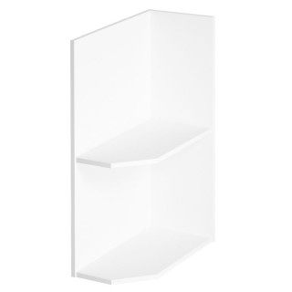 Spodná skrinka otvorená, 25cm, biela, pravá, AURORA D25PZ