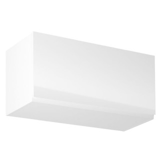 Horná skrinka, 80cm, biela, biely lesk, AURORA G80K
