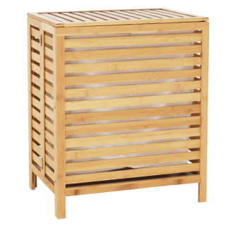 Kôš na bielizeň, 50cm, prírodný bambus, MENORK
