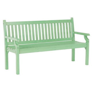 Záhradná lavička, 150cm, masív, neo mint, KOLNA