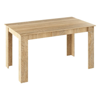 Jedálenský stôl, 140x80cm, DTD, dub sonoma, GENERAL NEW