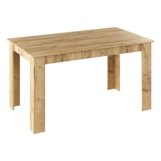 Jedálenský stôl, 140x80cm, DTD, dub artisan, GENERAL NEW