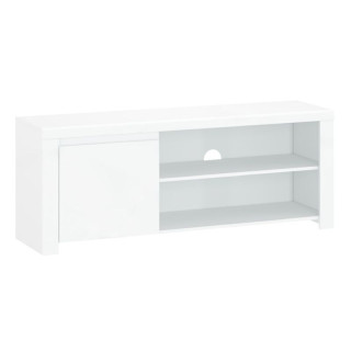 TV stolík, 156cm, biely lesk, LINDY 1D