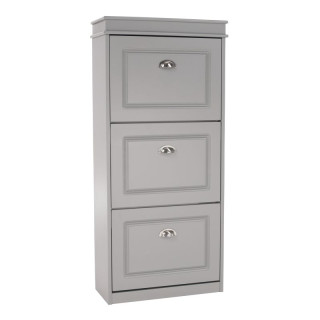 Botník, 53cm, 3-radový, sivý, SEBER TYP 2