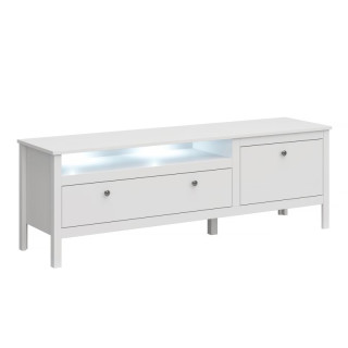 TV stolík, 160cm, biely, OLJE 1S1K