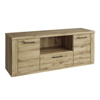 TV stolík, 135cm, dub navarra, DORSI 2D1S