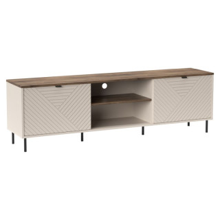 TV stolík, 183cm, kašmír, dub castello, EYCO 2D