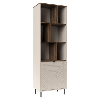 Regál, 63cm, otvorený, kašmír, dub castello, EYCO 1D