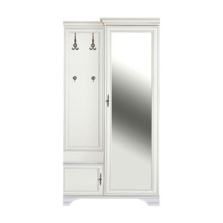Predsieňová zostava, 115cm, alpská biela, pravá, KENTAK PPK110P