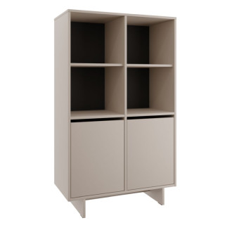 Komoda, 80cm, 2-dverová, kašmír, STANDO STD03