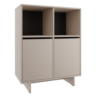 Komoda, 80cm, 2-dverová, kašmír, STANDO STD05