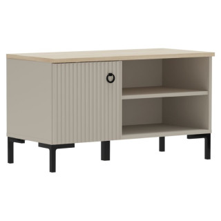 Botník, 85cm, sivohnedý Taupe, dub silverjack, DOMCA 1D